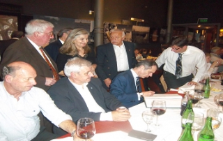 D. Herrero Mendoza, Cena despedida de la Argentina