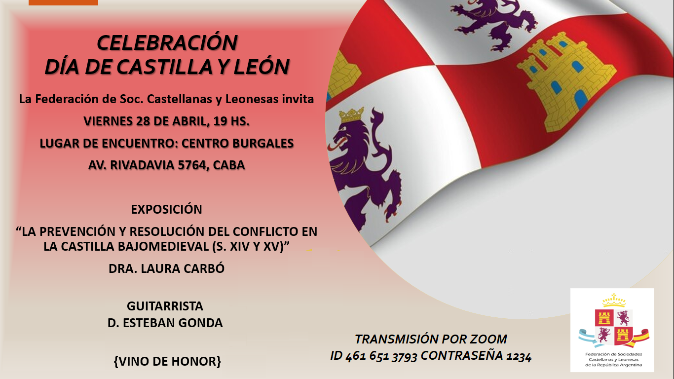 Dia Castilla Y Leon 2023 28 de Abril 2023: Celebración Día de Castilla y León – Federación de  Sociedades Castellanas y Leonesas de la República Argentina