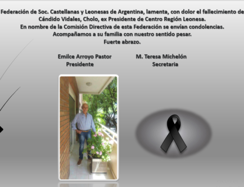 Condolencias D. Cholo Vidales