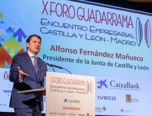 El Presidente de la Junta de Castilla y León, D. Alfonso Fernandez Mañueco en el X Foro Guadarrama