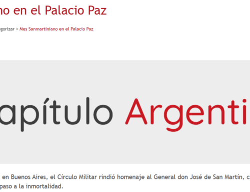 Alumni: Mes Sanmartiniano en el Palacio Paz