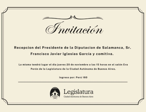 Recepción del Presidente de la Diputación de Salamanca