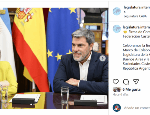 Convenio Colaboración entre la Legislatura CABA y la Federación Soc. Castellanas Leonesas