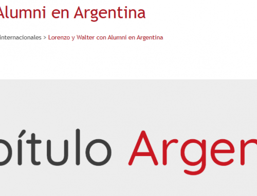 Alumni Capítulo Argentina: Lorenzo y Walter con Alumni en Argentina