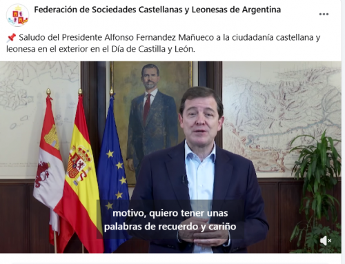 Día de Castilla y León, saludo del Presidente Alfonso Fernandez Mañueco a la ciudadania en el exterior