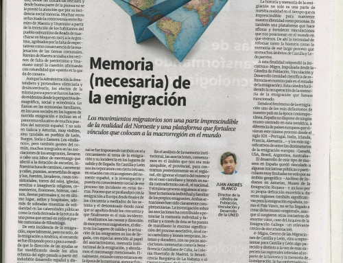 Juan A Blanco: Memoria (necesaria) de la emigración