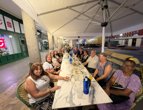 Programa Añoranza: Cenando en Valladolid con la compañía de una ex becaria guatemalteca.