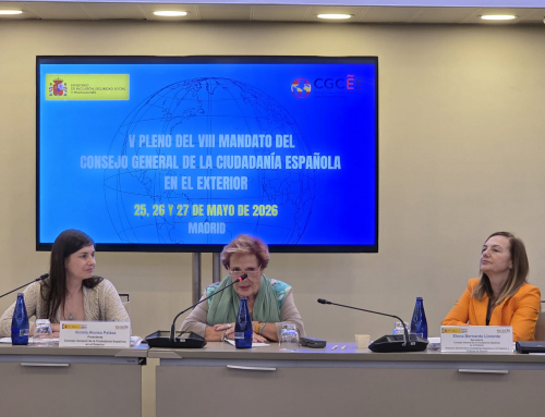 M. Teresa Michelón Martínez: Participación en el V Pleno del VIII Mandato Consejo Ciudadanía Española en el exterior