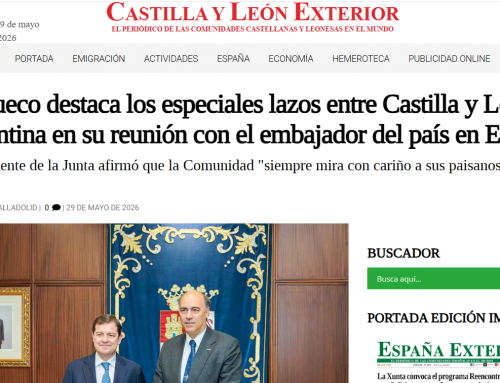España Exterior: Mañueco destaca los especiales lazos entre Castilla y León y Argentina